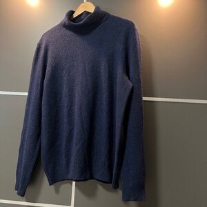 Cashmere Turtle Neck Blue Medium by Charter Club
